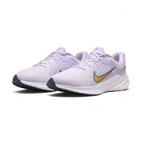 Nike Quest 5 Women's Purple Running Shoes DD9291-500 angled view highlighting sleek running silhouette and responsive foam sole