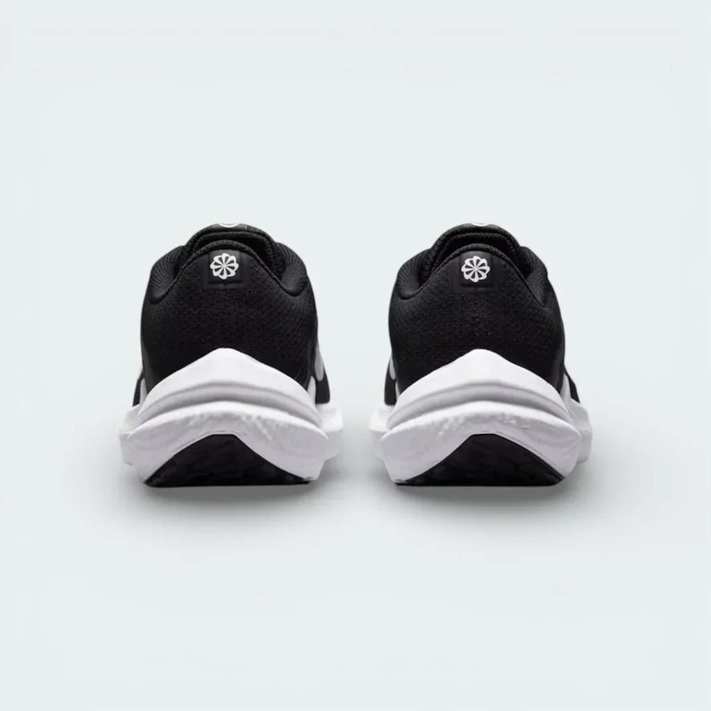 Rear view focusing on the structured heel counter and the padded collar designed for a secure, comfortable fit around the ankle.