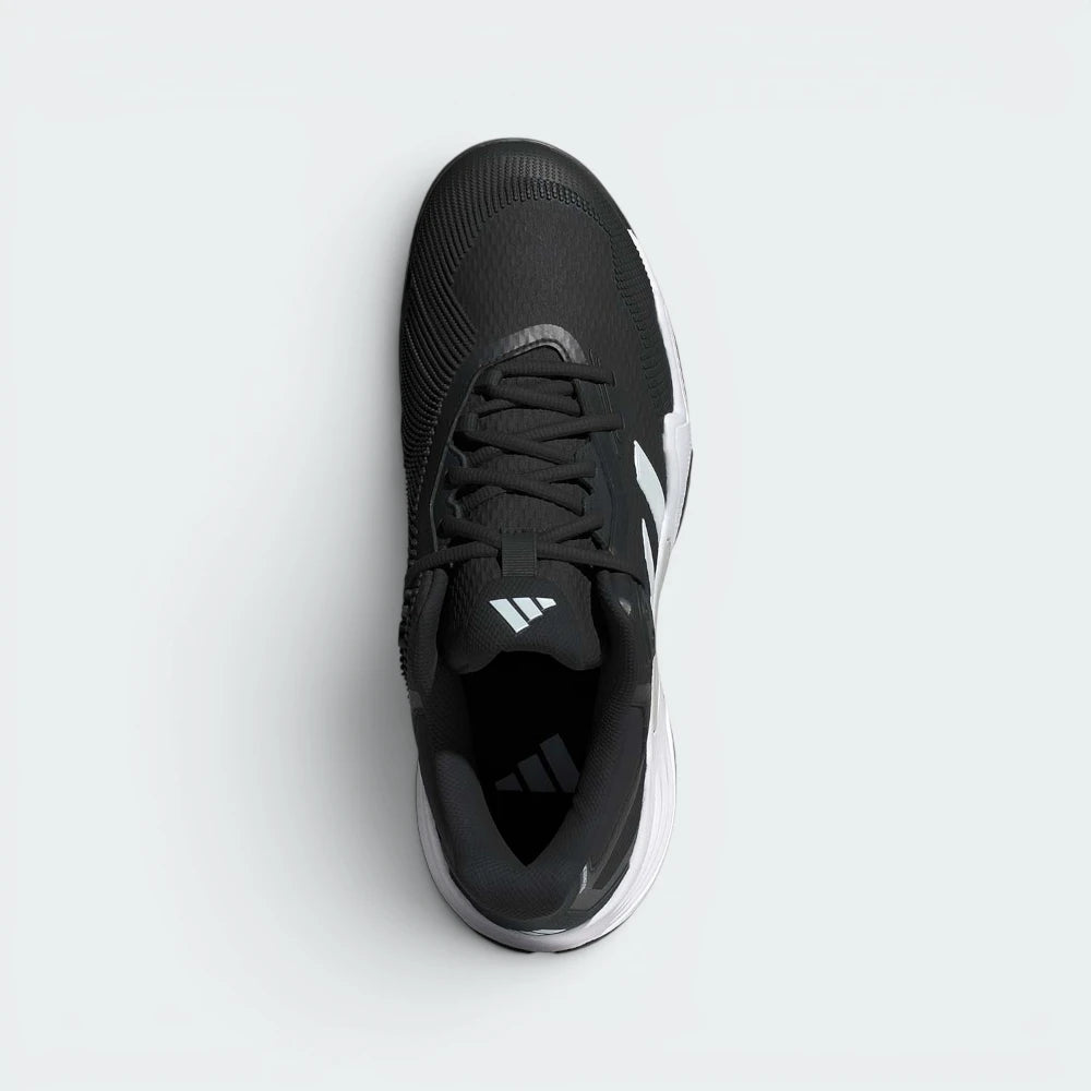 Focuses on the locked-in TPU eyelet lacing architecture and the high-definition texture of the lightly padded mesh tongue.