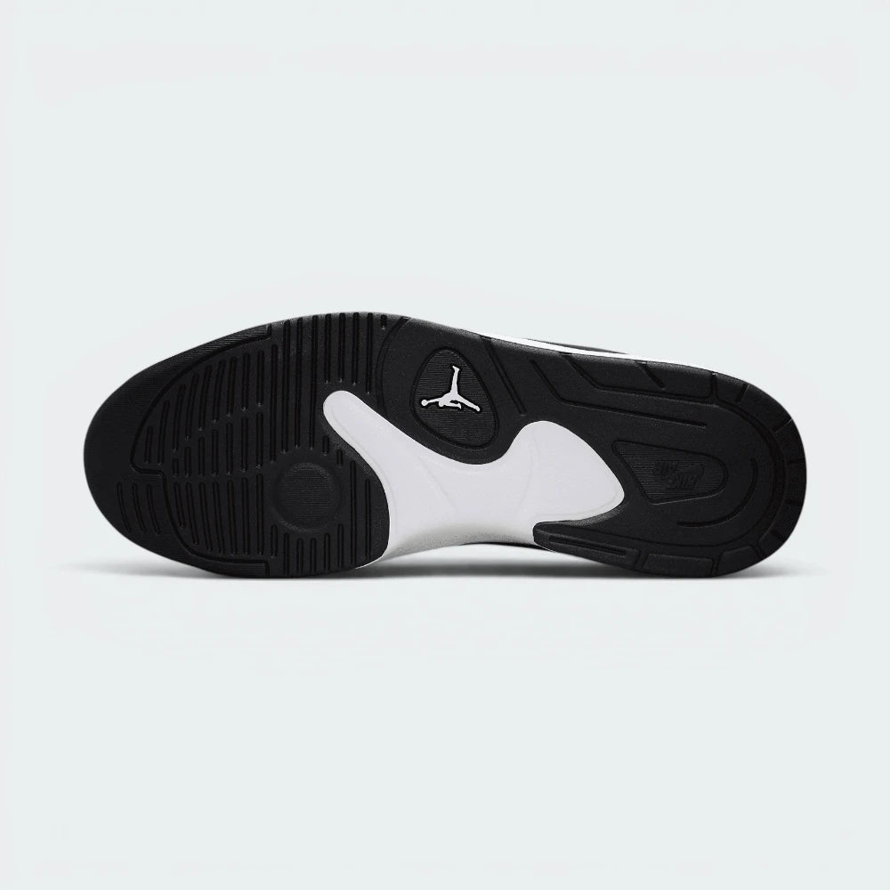 Outsole View: Displays the classic rubber traction pattern, paying homage to Jordan's performance heritage.
