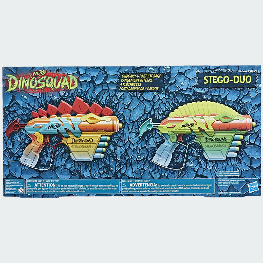tradesports.co.uk Hasbro Nerf Dinosquad Stego-Duo Air Blaster F6315