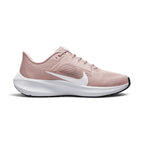 White running shoe on a light gray background