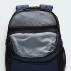 Focuses on the contoured shape of the back panel, highlighting the mesh padding lining the adjustable shoulder straps, engineered to cradle your back with elite comfort.