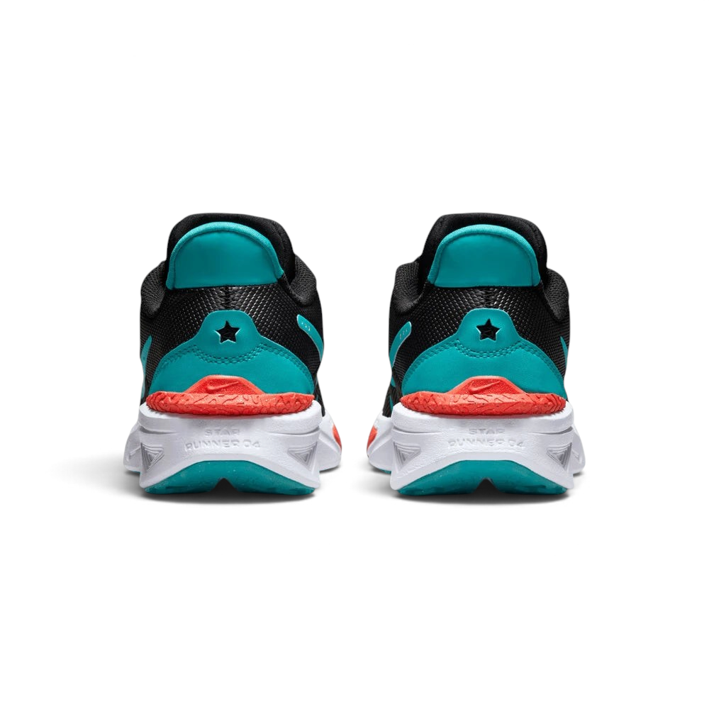 Focuses on the contoured shape of the flexible ankle collar, highlighting the unique curved rib resting above the midsole heel line, built to streamline hands-free shoe removals.