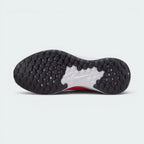 Displays the technical generative tread matrix and its robust rubber lugs engineered for unreal everyday traction on roads and tracks.