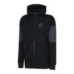 Trade Sports Nike Air black and anthracite funnel-neck half-zip hoodie with dropped shoulders and brushed fleece.