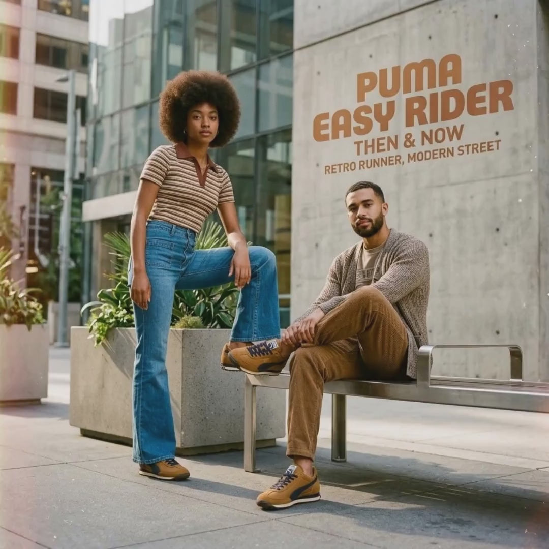 PUMA Easy Rider Vintage Unisex Trainers "Honey Butter" 399028-39