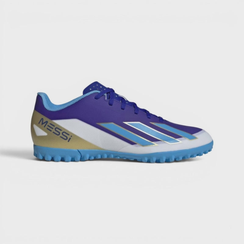 adidas X Crazyfast Messi Club Turf Boots - Lucid Blue / Blue Burst / Cloud White ID0726

