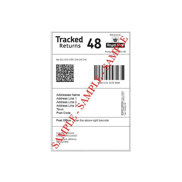 Returns Label for Exchanges (UK)