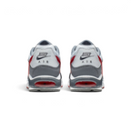 Trade Sports Nike Air Max Command trainers in white, grey, and gym red, showing the rear view with visible air units.