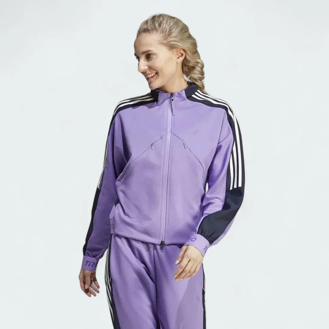 Adidas Tiro Track Top Women's lifestyle shot showing a model wearing the item Main image