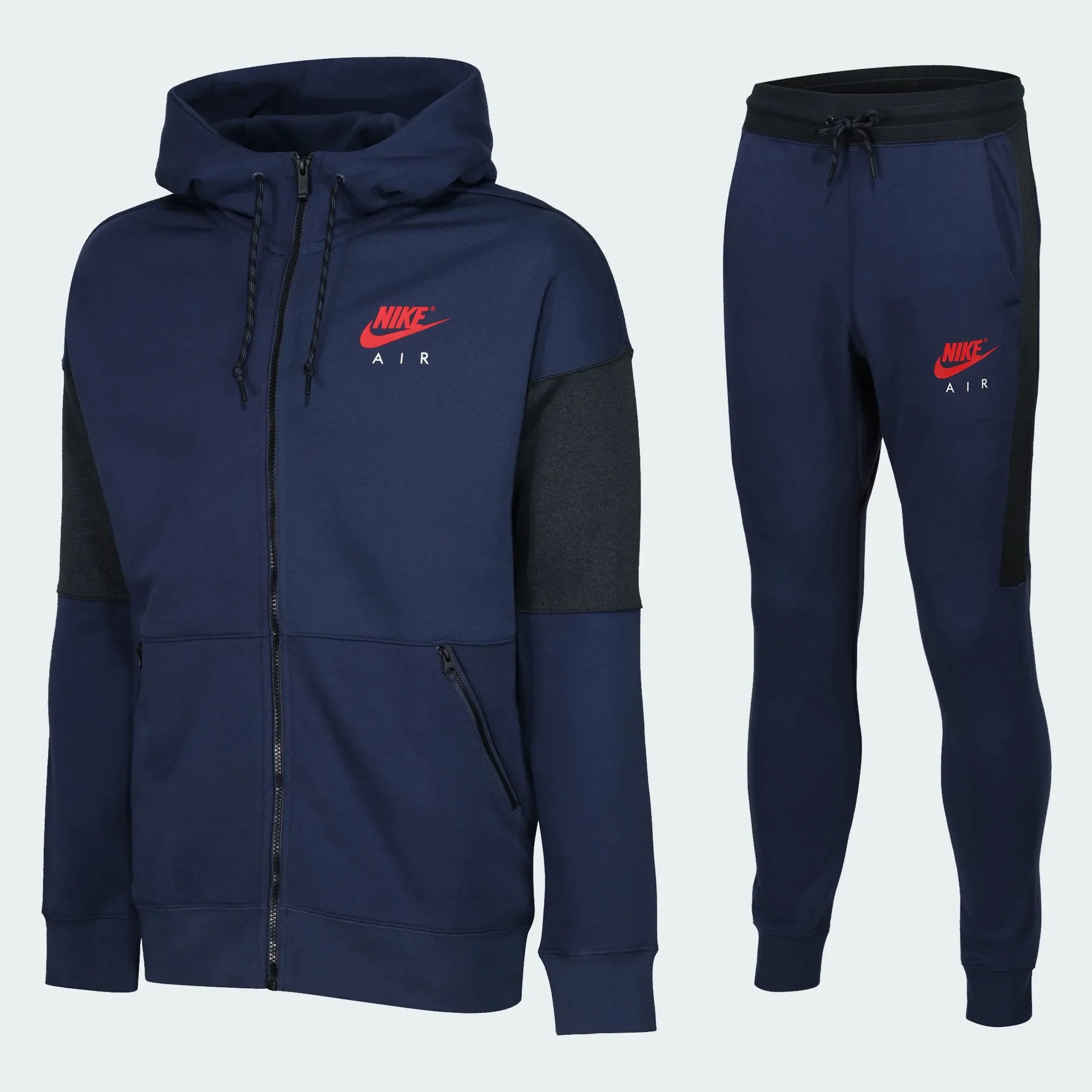 Nike blue and black tracksuit best sale