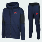 tradesports.co.uk Nike Air Men's Brushed Fleece Tracksuit Thunder Blue