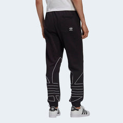 tradesports.co.uk Adidas Originals Men's Big Trefoil Outline Joggers - Black