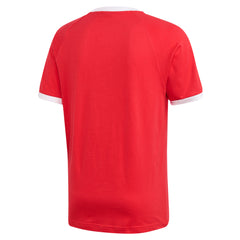 Adidas Originals Men's 3 Stripes Trefoil Tee - Lush Red