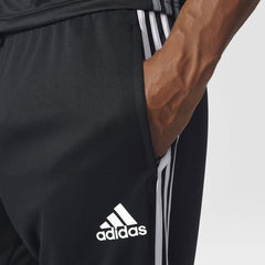 adidas Men's 3 Stripe Condivo 16 Track Pants - Black/White Zipped Pockets