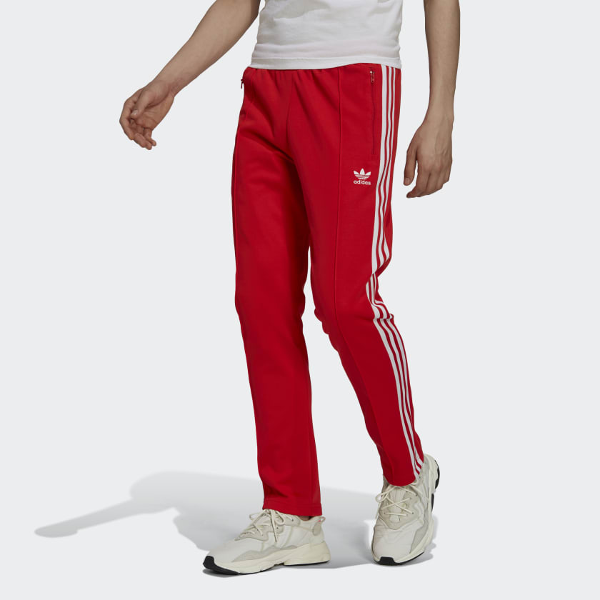 Mens red outlet adidas pants