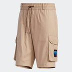 adidas Adiplore Men's Cargo Utility Shorts GP1120 front view showing pocket layout and regular fit