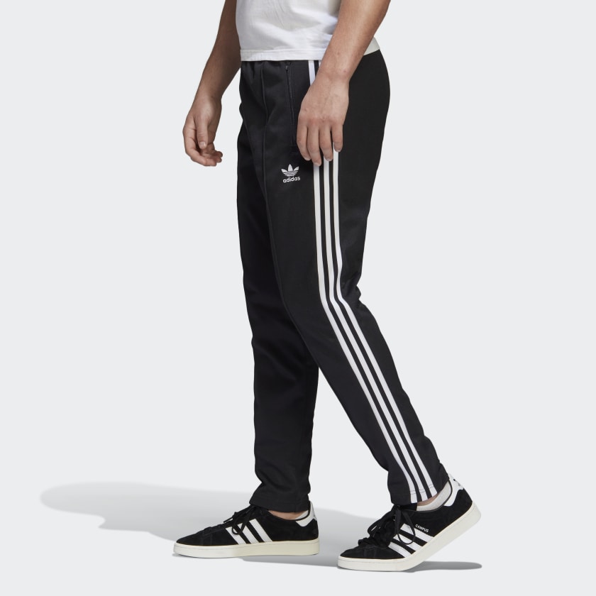 Adidas Originals Men's Beckenbauer Track Pants - Black CW1269