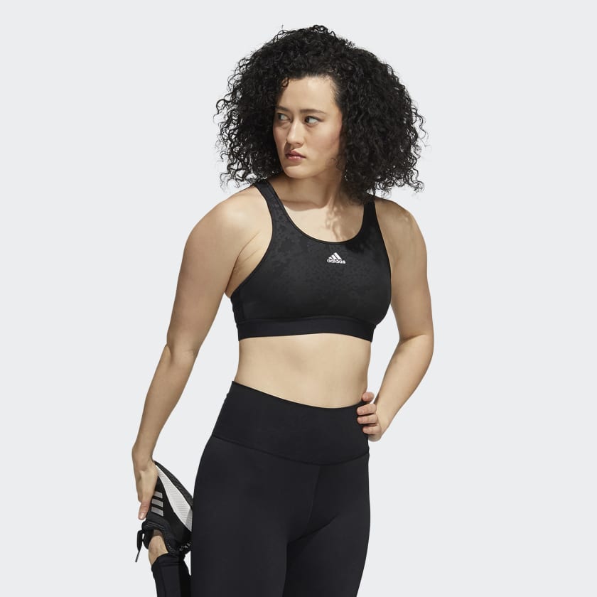 Adidas Women's Believe This Medium Support Workout Bra - Black