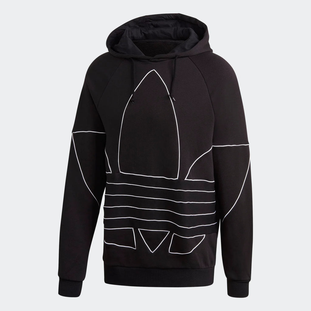 tradesports.co.uk Adidas Originals Men's Big Trefoil Outline Hoodie - Black