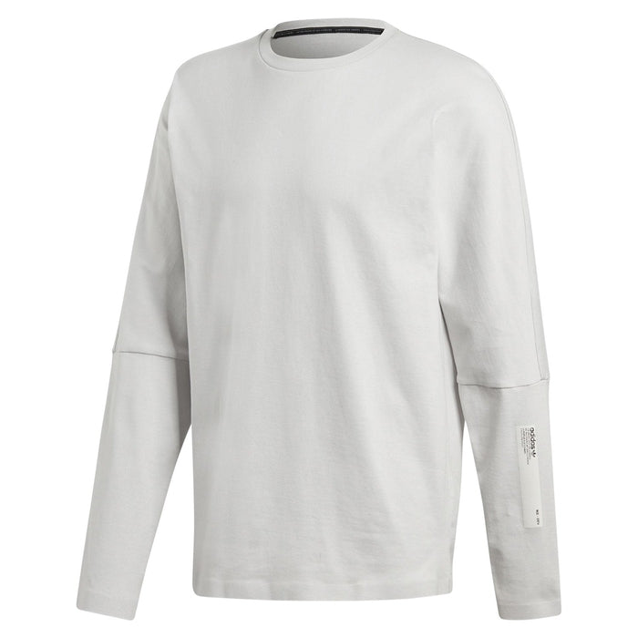 adidas Originals Men's NMD Long Sleeve T-Shirt - Grey Front
