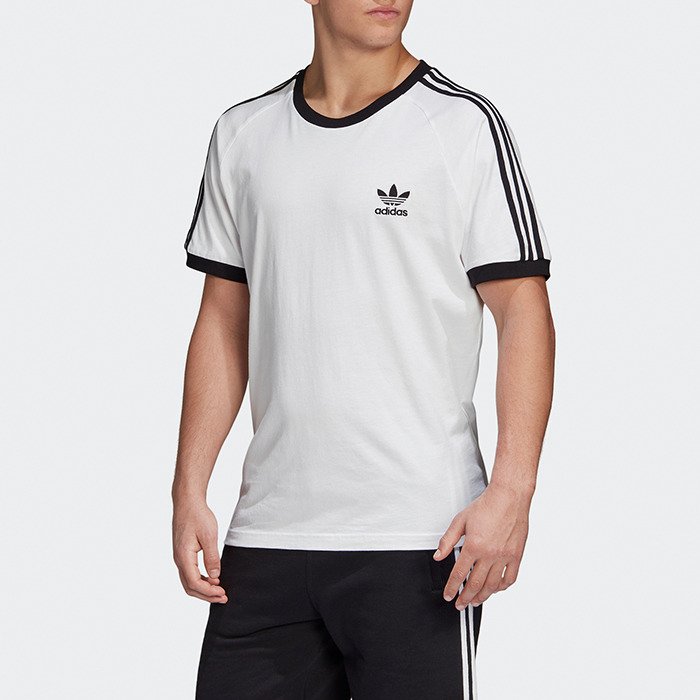 tradesports.co.uk Adidas Originals Men's 3 Stripes Trefoil Tee - White