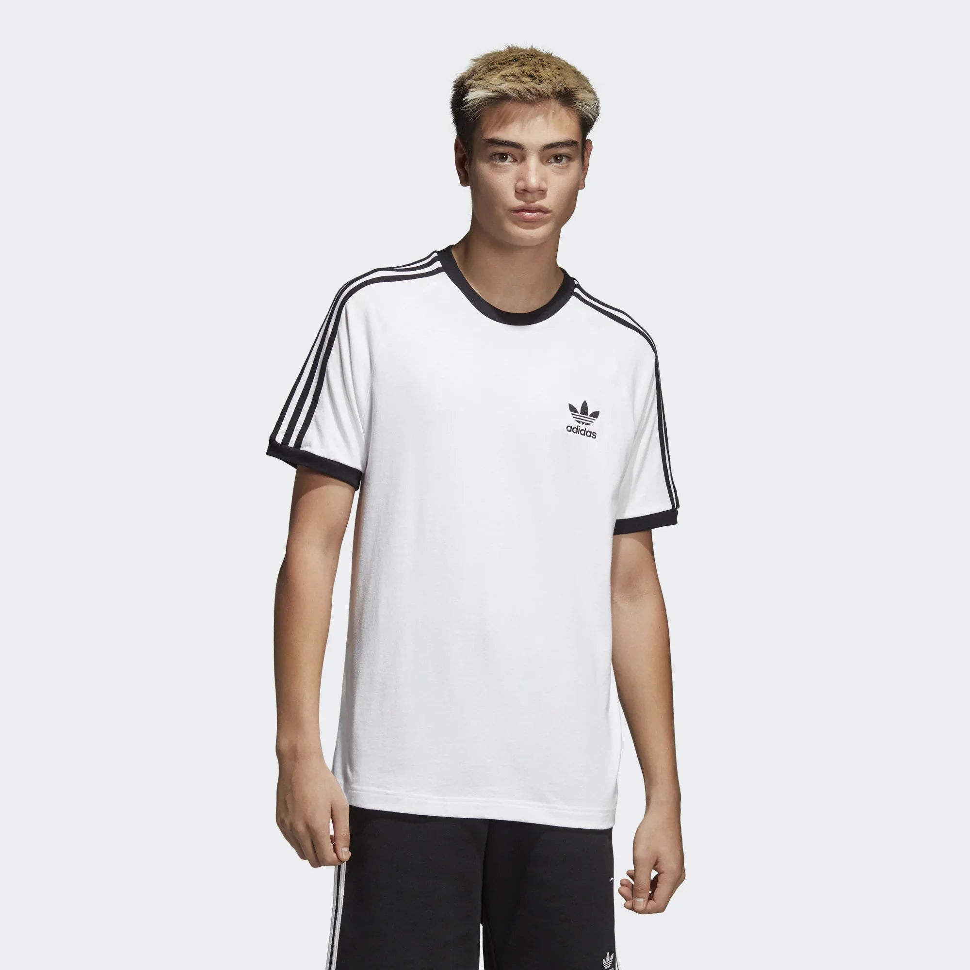 tradesports.co.uk Adidas Men's 3 Stripe Trefoil T-Shirt CW1203 Main image