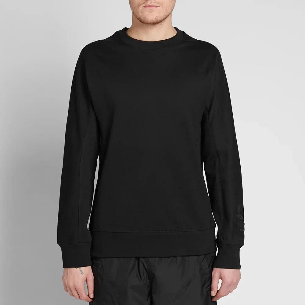 tradesports.co.uk Adidas Y-3 Men's Classic Crew Neck Sweater - Black Main image