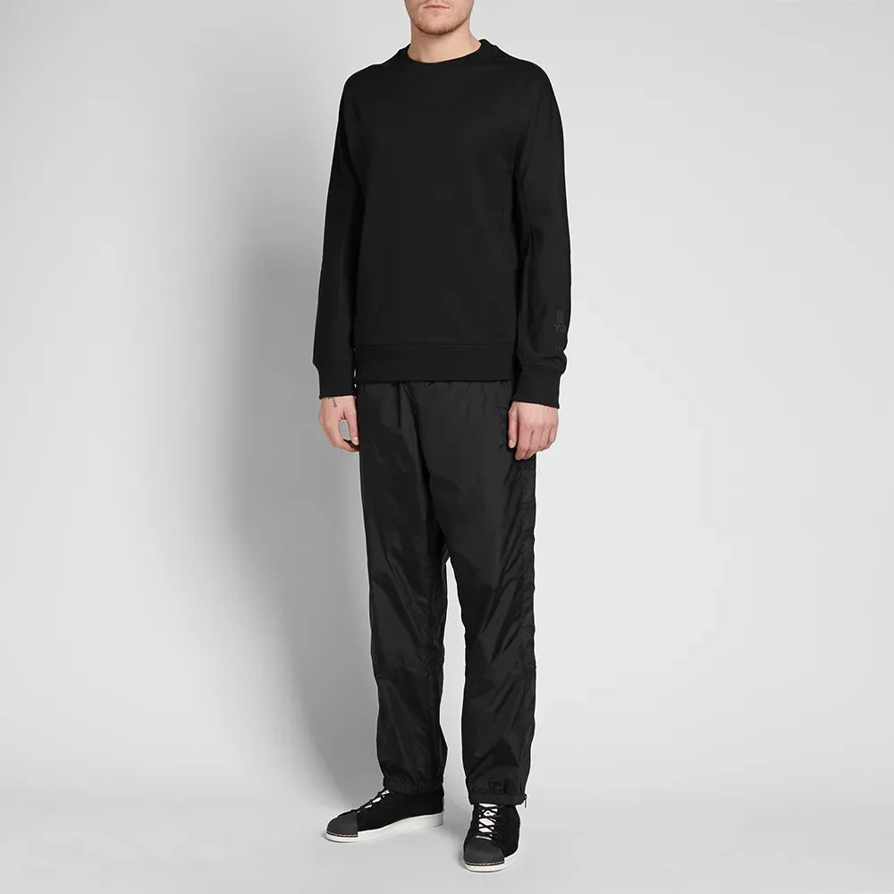 tradesports.co.uk Adidas Y-3 Men's Classic Crew Neck Sweater - Black