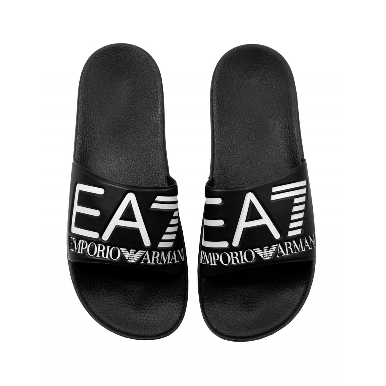 EA7 Emporio Armani Men's Sandals Sliders Black/White - Top