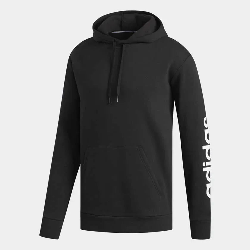 Adidas Originals Men's XXL Linear Fleece Hoodie Black Secondary image