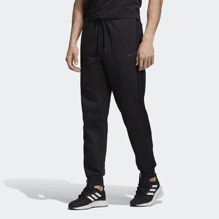 tradesports.co.uk Adidas Essentials 3 Stripes Tapered Cuffed Pants - Black