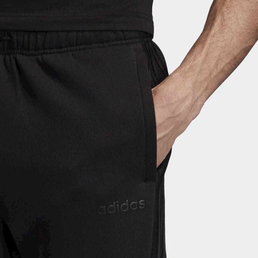 tradesports.co.uk Adidas Essentials 3 Stripes Tapered Cuffed Pants - Black