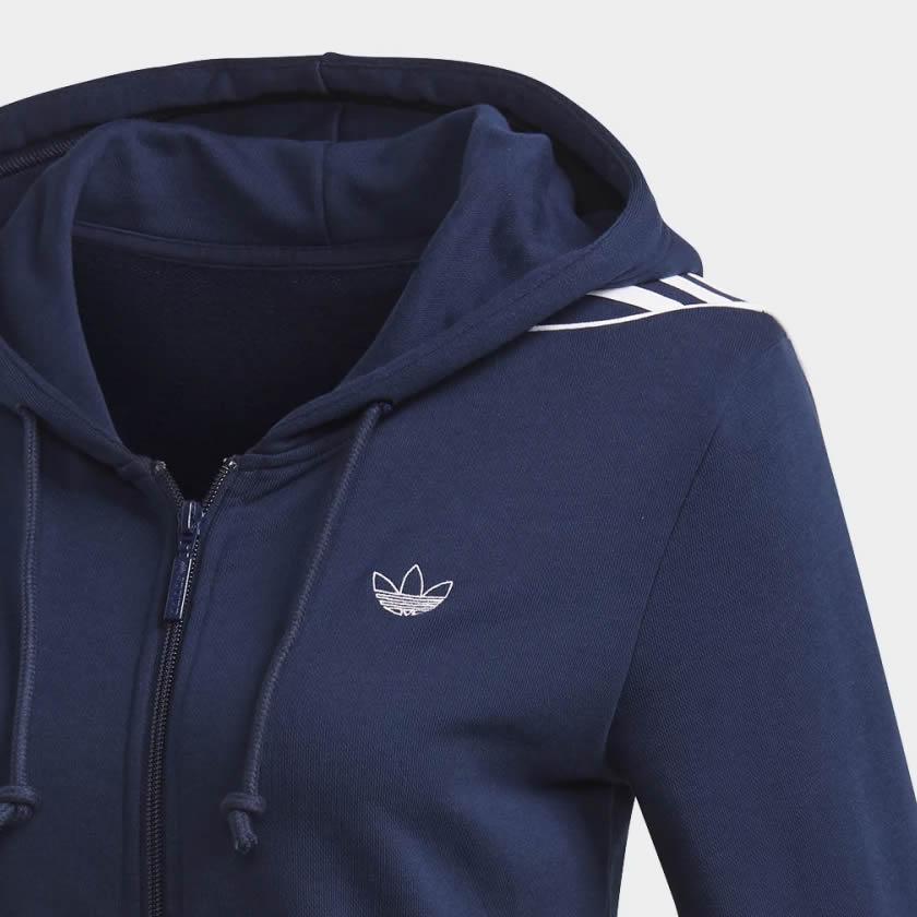 tradesports.co.uk Adidas Originals Women's Size 6 Hooded Track Jacket FM1932