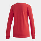 tradesports.co.uk Adidas Originals Women's 3 Stripes Tee Shirt - Red