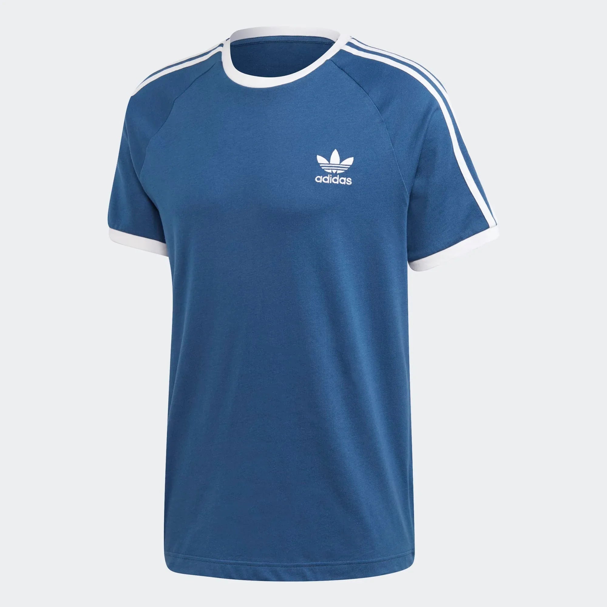 adidas 3-Stripes Men's Blue Cotton T-Shirt FM3772 Size Small Secondary image