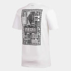 tradesports.co.uk Adidas Men's Paris Graphic Tee Shirt - White
