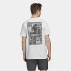 tradesports.co.uk Adidas Men's Paris Graphic Tee Shirt - White