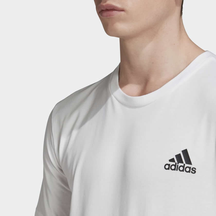 tradesports.co.uk Adidas Men's Paris Graphic Tee Shirt - White