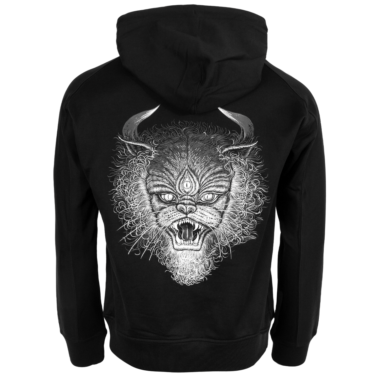 tradesports.co.uk Adidas Y-3 Men's All Blacks Graphic Hoodie - Black