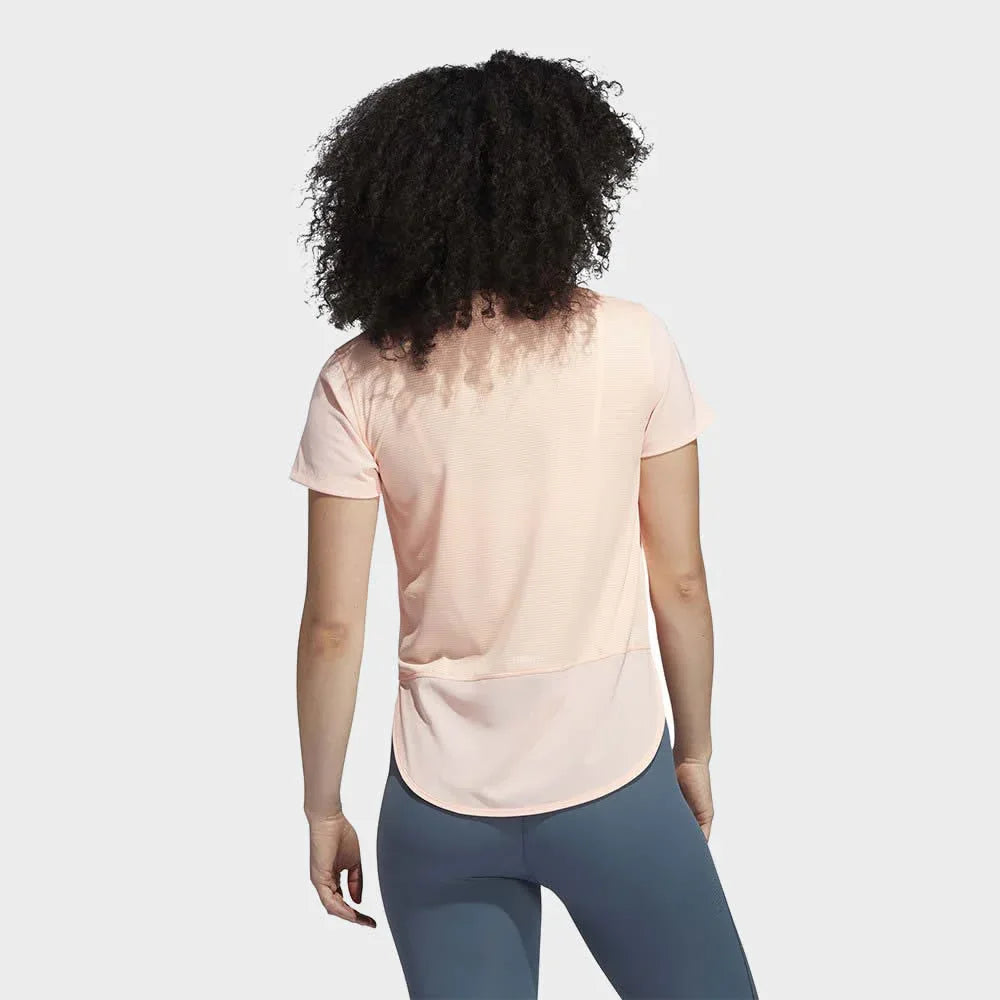 Adidas Women's Own The Run T-Shirt Haze Coral FS9836 Secondary image