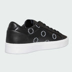 Rear view of the Adidas Originals Sleek Women's trainers, focusing on the heel tab and Adidas branding.