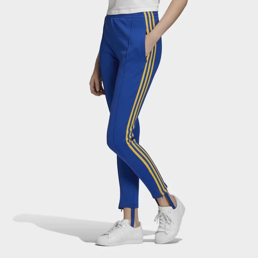 adidas Blue Version Slim Beckenbauer Track Pants - Blue | adidas India