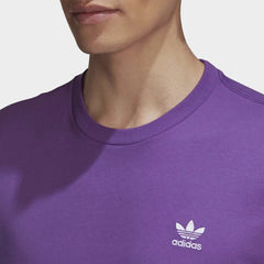 Adidas Originals Men's Essential Trefoil Tee - Purple