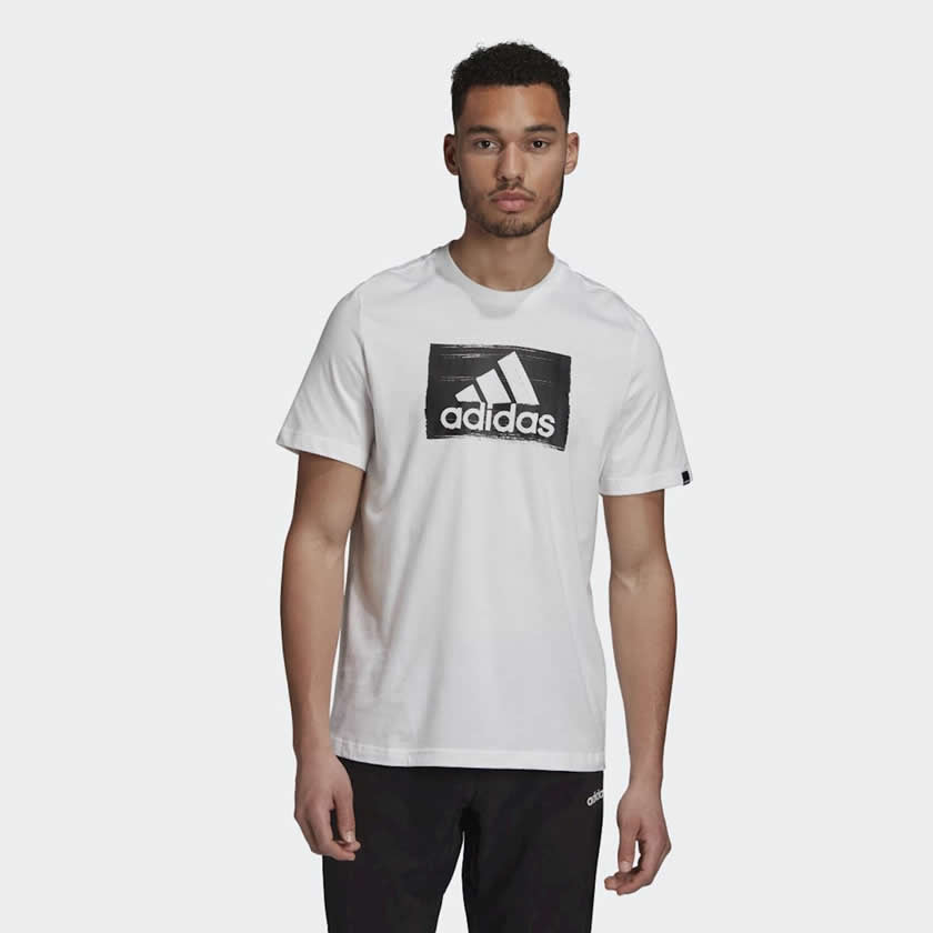 tradesports.co.uk Adidas Men's Brushstroke Tee Shirt GD5894