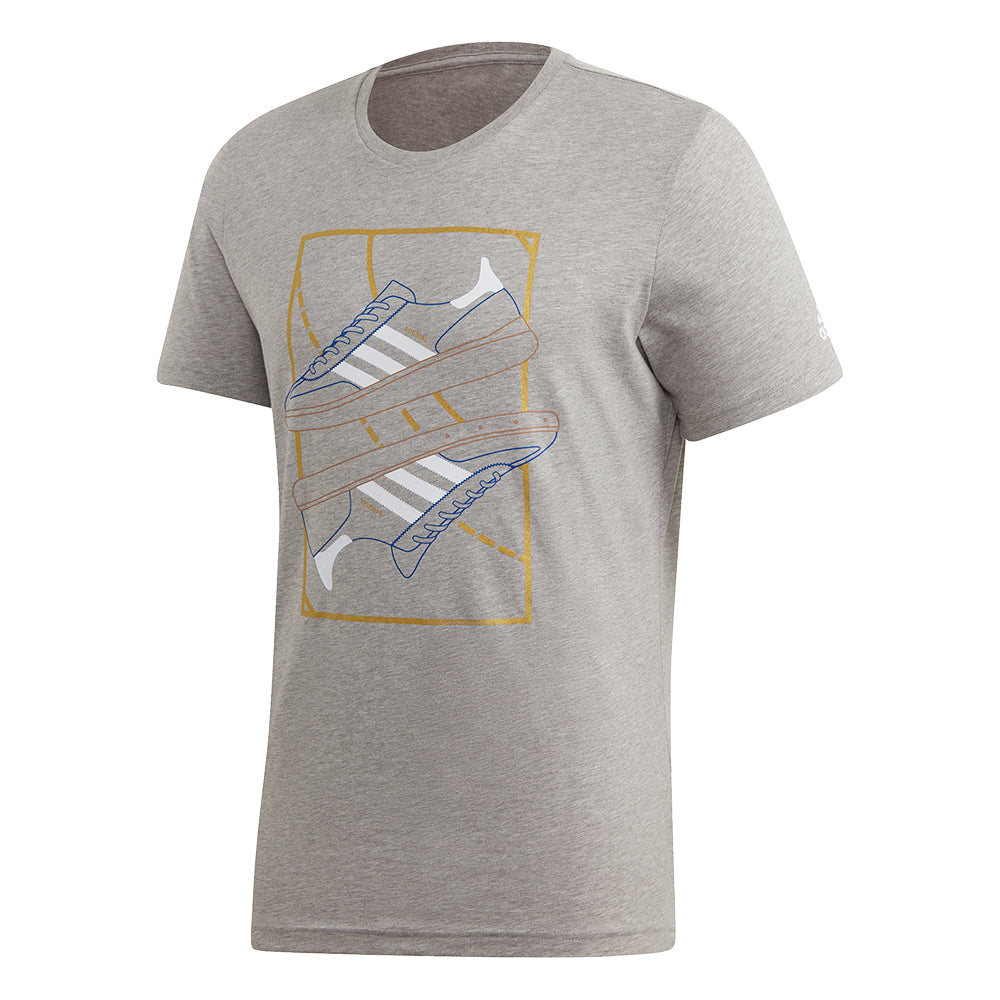 Adidas Originals Men's Handball Spezial Graphic T-Shirt - Grey