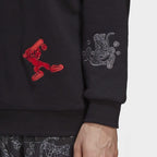 Adidas Originals Men's Goofy Crew Neck Sweatshirt Black GJ0848 UK XS