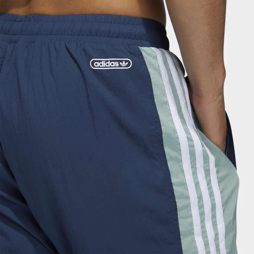 tradesports.co.uk Adidas Men's Lightweight Tracksuit Bottoms Pants - Blue