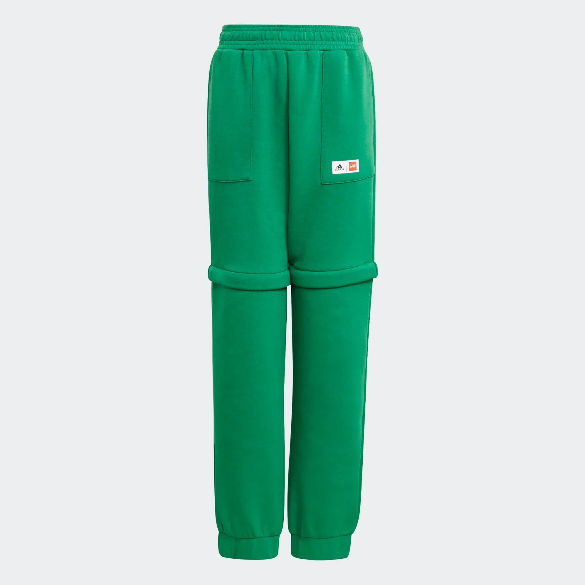adidas x LEGO Kids Fleece Track Pants Green GN6803 Secondary image